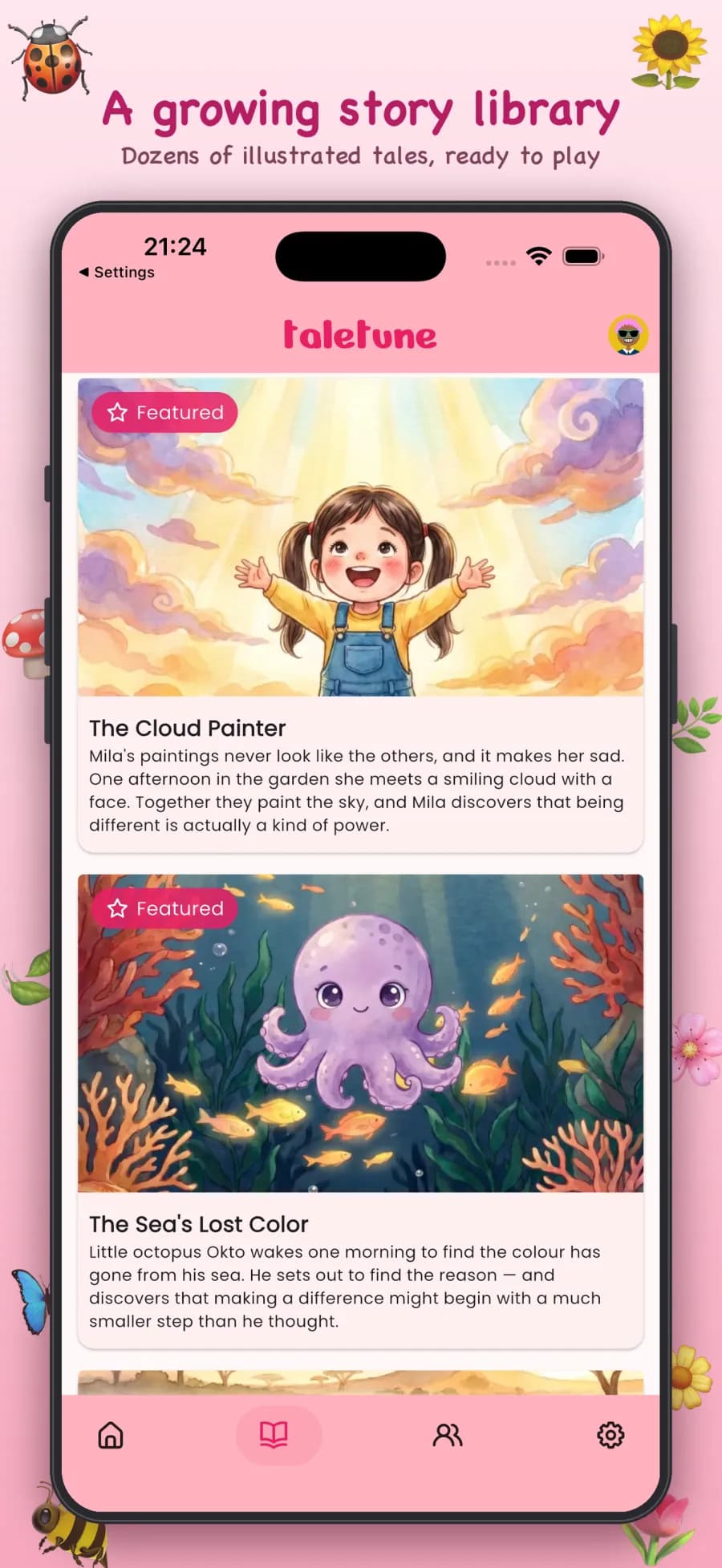 The Taletune story library